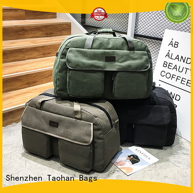 Taohan certificated canvas duffle bag inquire now for trip