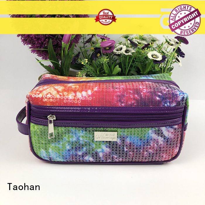 Taohan woolen cosmetic purse with good price for make up