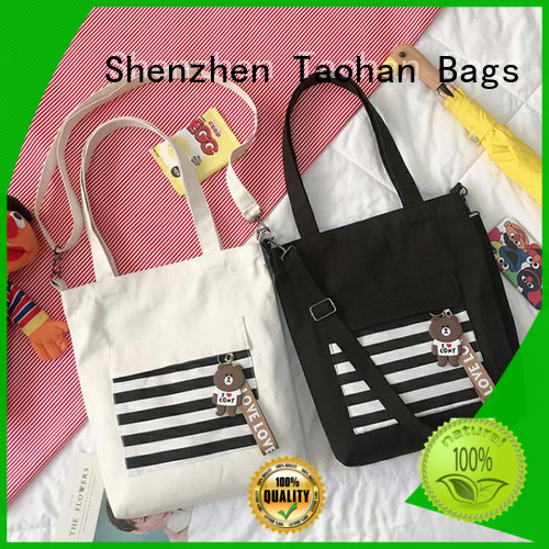 Taohan organic eco shopping bags design for shop
