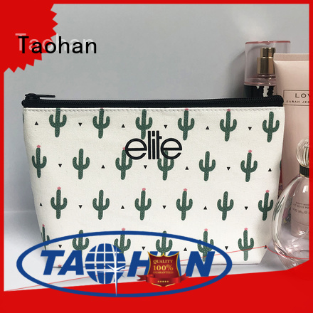 Taohan soft makeup kit pouch design for make up