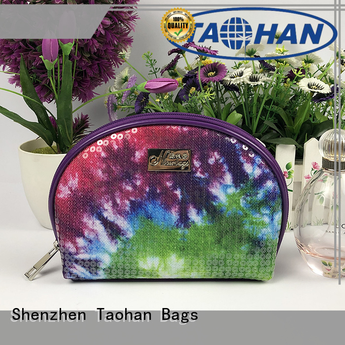 shiny small makeup bag wholesale for lady