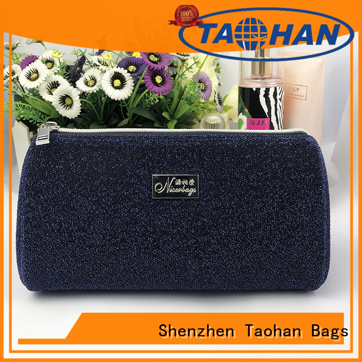 pvc small makeup bag laser factory price for woman